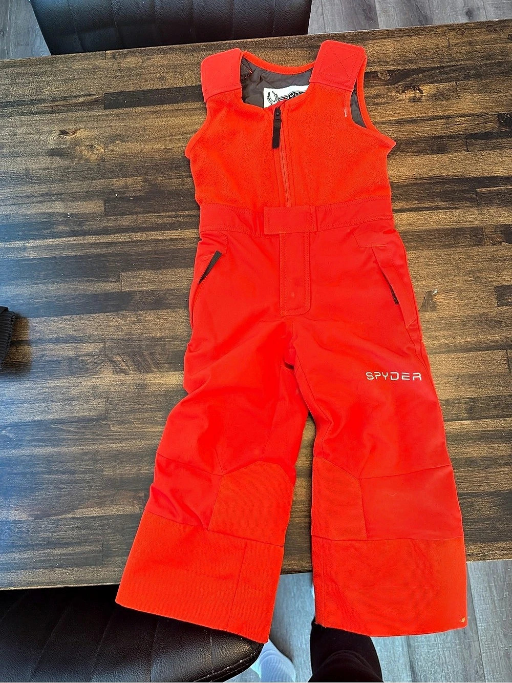 Spyder Girls Size 2 Red & Gray Ski Set Like New